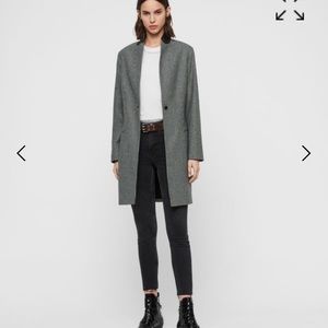 NWT Allsaints Puppytooth Leni Coat US8